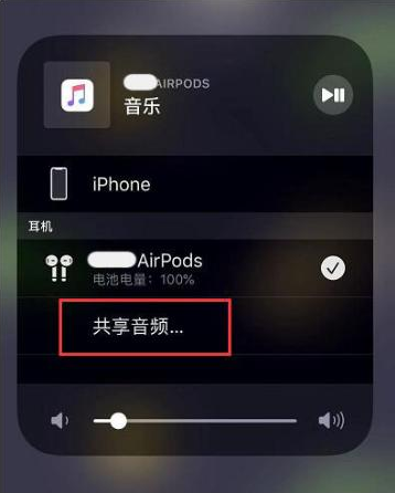 河东苹果14音频维修点分享iPhone14音频共享设置方法 