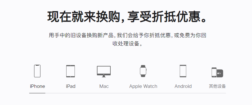 河东苹果手机维修分享iPhone以旧换新的去处 