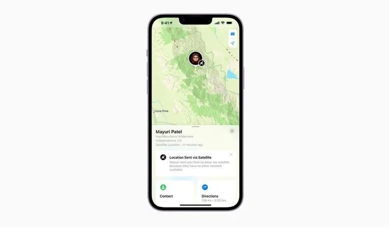 河东苹果14维修分享iPhone14系列中 FindMy功能通过卫星分享位置方法教程 