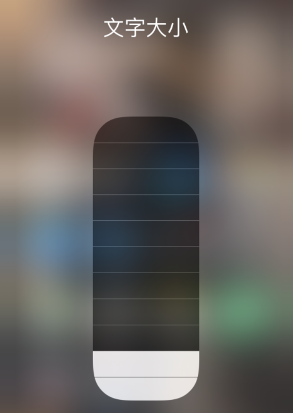 河东苹果手机维修分享小技巧：在 iPhone 控制中心快速调节字体大小 